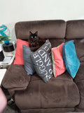 Dad? I think I need more cushions. Please hurry up.