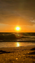 Sunset at Carrum beach Victoria Australia  5pm, 20th of September 2026